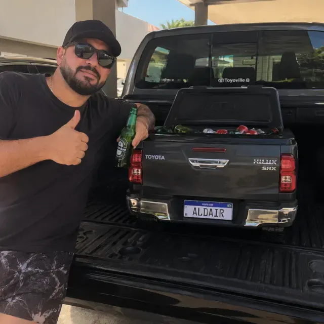 Cliente com seu Truck Chill — Antonio da Silva